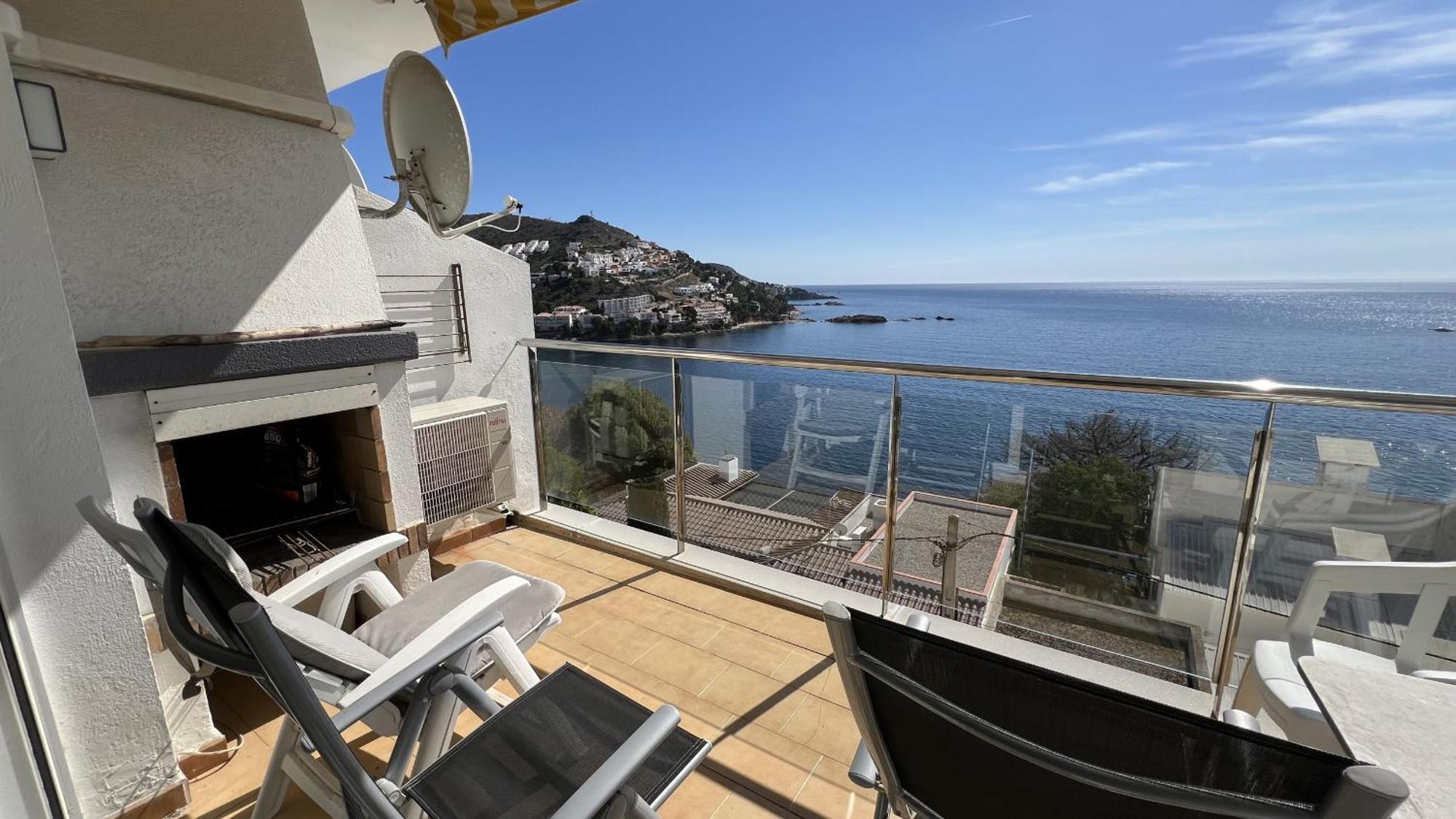 Apartamento Vista Mar Y Parking En Roses Av-27 Exterior foto