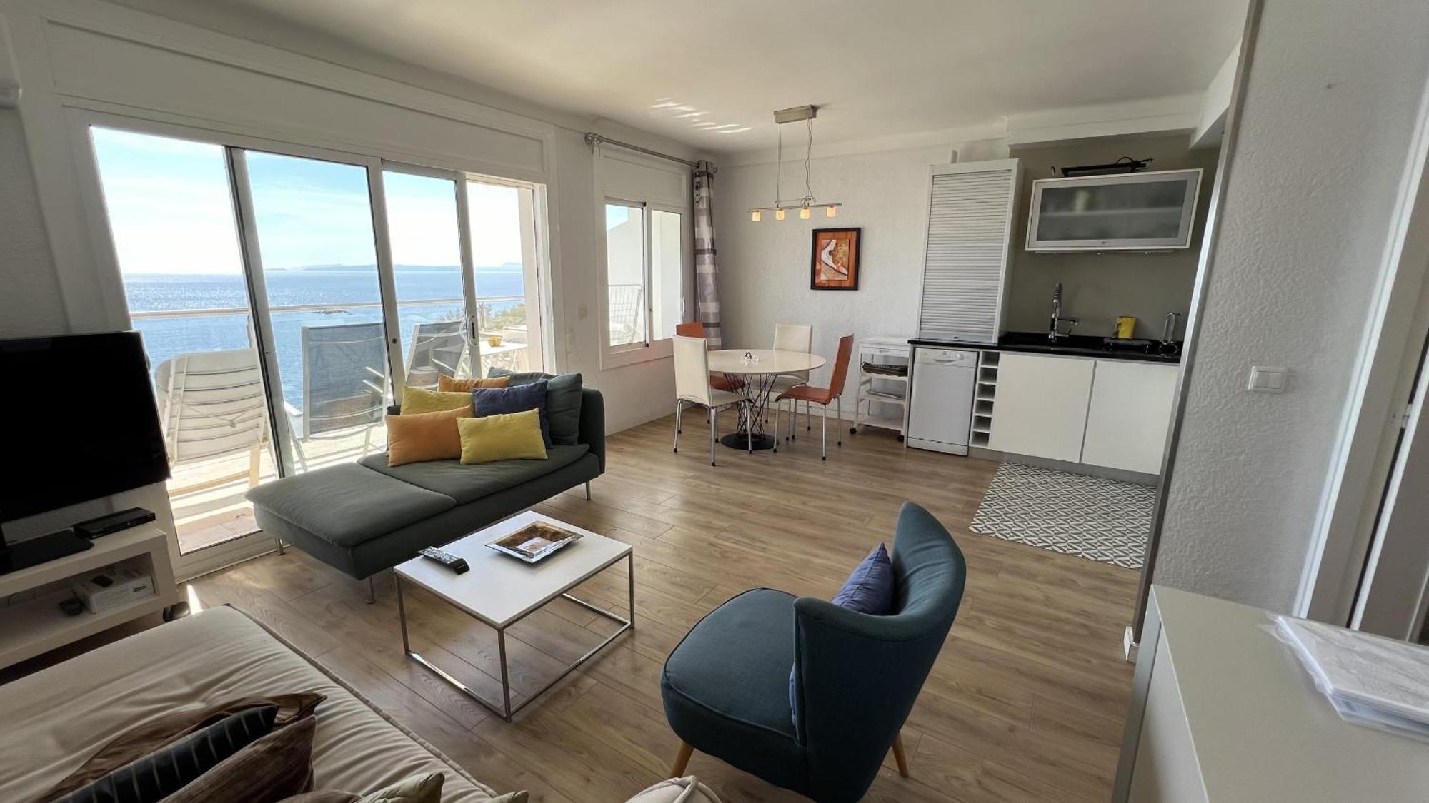 Apartamento Vista Mar Y Parking En Roses Av-27 Exterior foto
